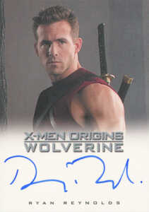 2009 X-Men Origins Wolverine Autographs Ryan Reynolds