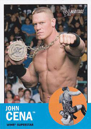 2006 Topps WWE Heritage II Magazine Promo W1 John Cena