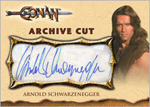 2009 Rittenhouse Conan the Barbarian Movies Autograph Expansion Arnold Schwarzenegger as Conan the Barbarian
