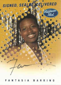 2004 American Idol Season 3 Signed Sealed Delivered Fantasia Barrio Autograph