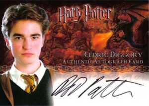 2005 Harry Potter and the GOF Autographs Robert Pattinson