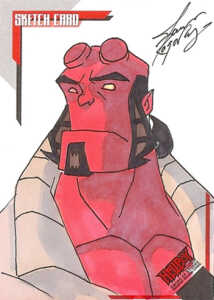 2007 Hellboy Sword of Storms Sketch Card