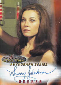 2000 Women of Star Trek In Motion Autographs A2 Sherry Jackson