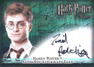 2007 Artbox Harry Potter and the Order of the Phoenix Autographs Daniel Radcliffe