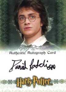 2007 World of Harry Potter 3-D Autographs Daniel Radcliffe