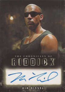 2004 Chronicles of Riddick Autographs Vin Diesel