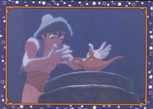 A Princess Commands #30 Disney's Aladdin 1993 Panini Trade Card 