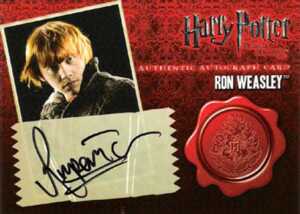 2010 Artbox Harry Potter and the Deathly Hallows Part 1 Rupert Grint Autograph