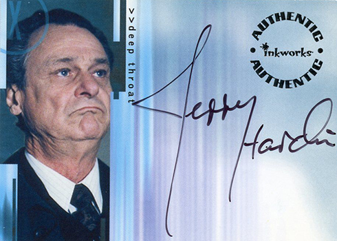 DAVIS Autograph Card WILLIAM B X-Files Archives Classic Autographs 