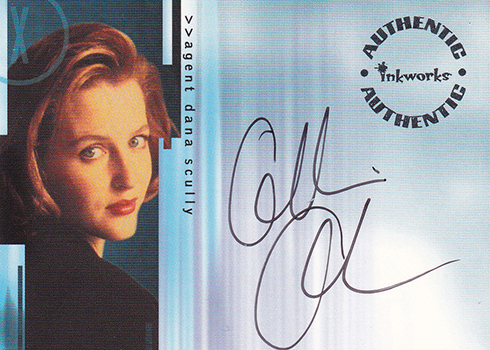 X-Files Autographs - Inkworks Seasons 6 and 7 Gillian Anderson