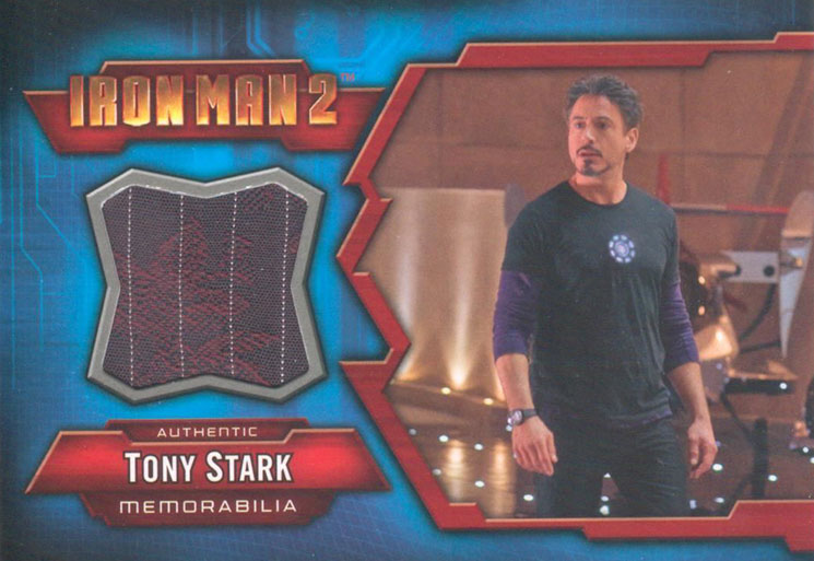 Iron Man 2 Costume Card Gallery, Checklist, Details