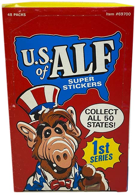 Details about   1987 US of Alf 50 States Sticker Card #39 