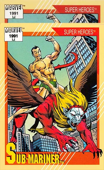 Lizard # 87-1991 Marvel Universe Series 2 Impel Base Trading Card 