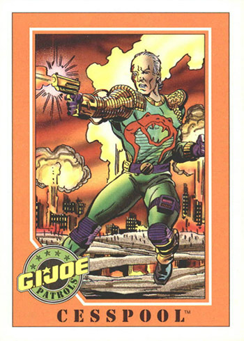 Incinerator # 127 GI Joe Series 1 Impel Hasbro 1991 Base Trading Card 