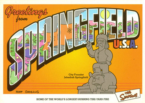 Simpsons 10th Anniversary Promo Card nsu-1 