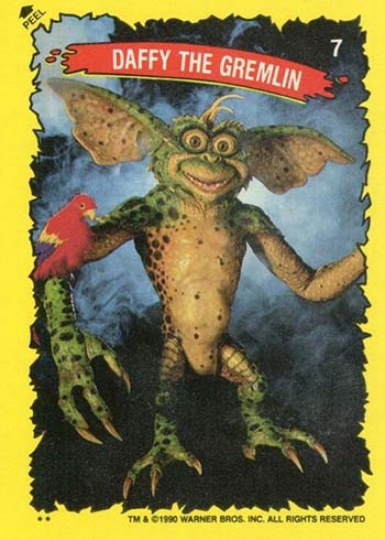 Gremlins 2 Promo Poster El Nuevo Lote 1990 Topps Trading Cards agradable 