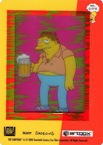 THE SIMPSONS SERIES 2 FILMCARDZ 2003 ARTBOX COMPLETE BASE CARD SET OF 45 AN 