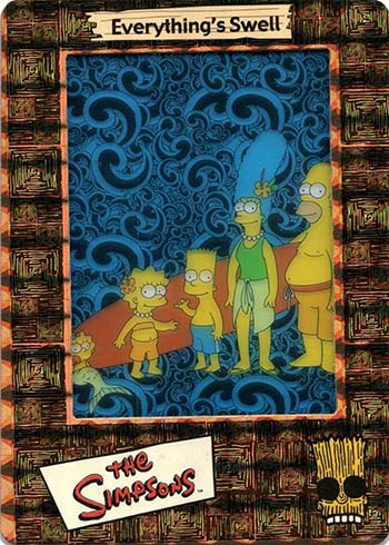 SIMPSONS THE FILM CARDS 2000 ARTBOX PROMO CARD NO NUMBER HOMEY ISLE STYLE 