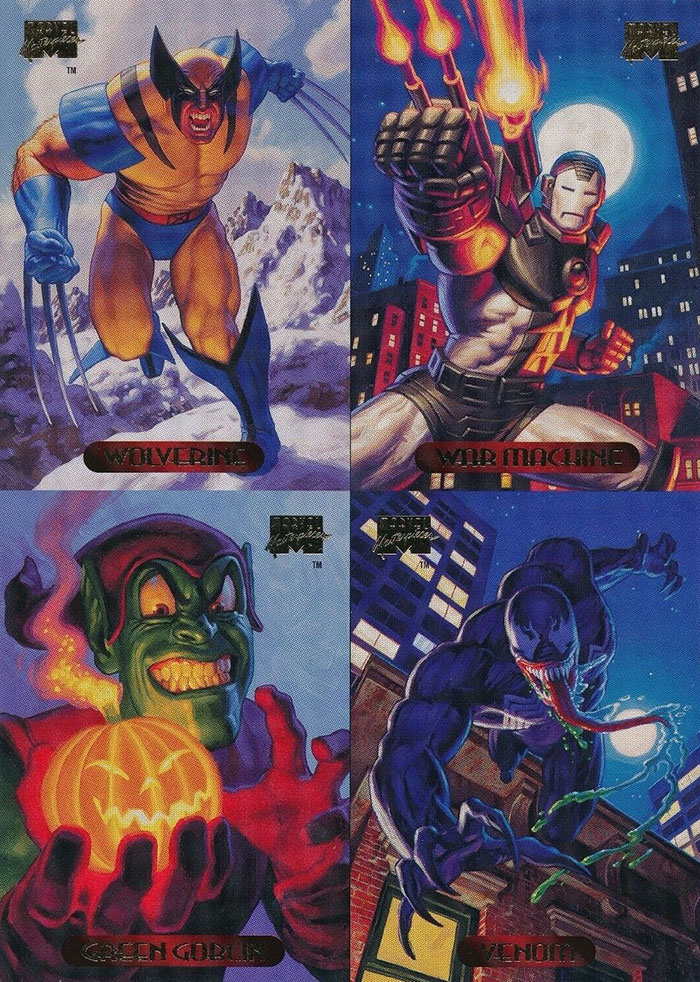 1994 Marvel Masterpieces BASE Trading Card #113 SKULLFIRE Fleer 