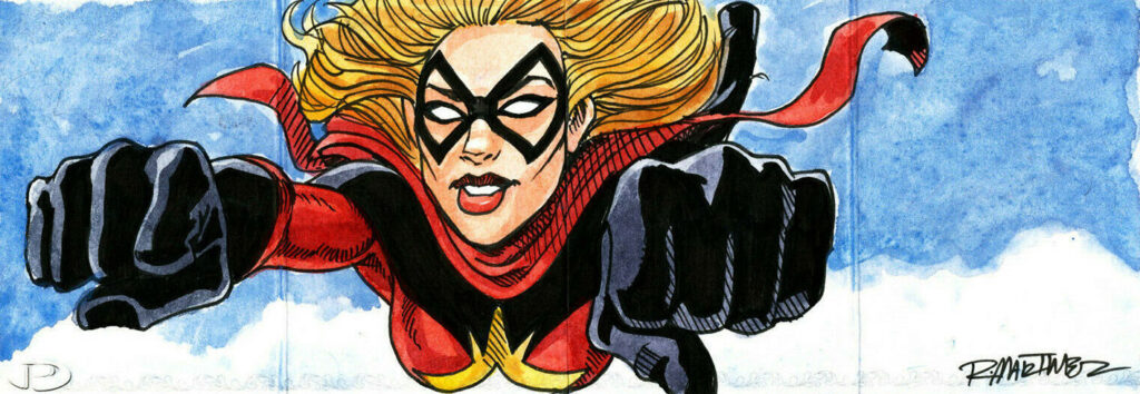 2012 Upper Deck Marvel Premier Four-Panel Sketch Card