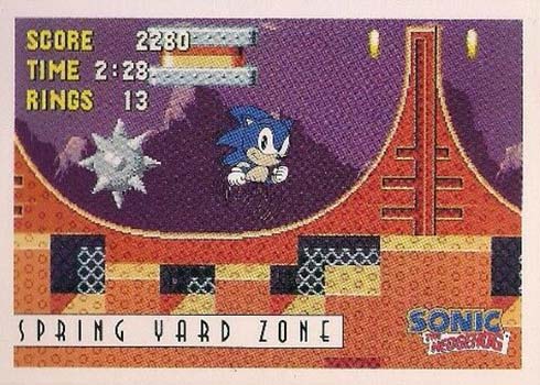 1993 Topps Sonic the Hedgehog Green Hill Zone #2 00hi