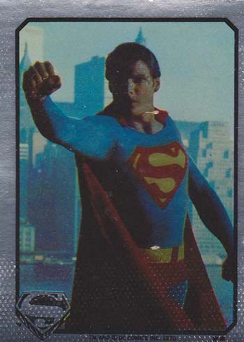 Various Superman The Movie 1978 Stickers & Cards 