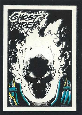1992 Comic Images Ghost Rider II Glow in the Dark