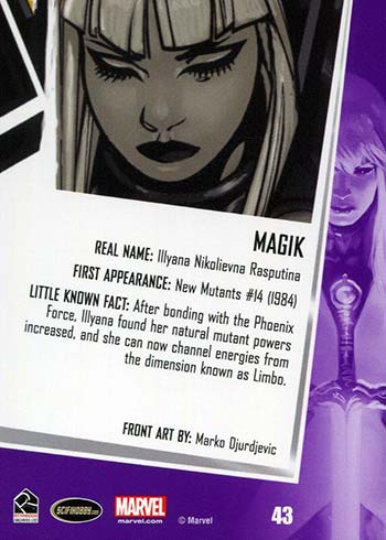 BLINDFOLD / Women of Marvel Series 2 (2013) BASE Trading Card #6