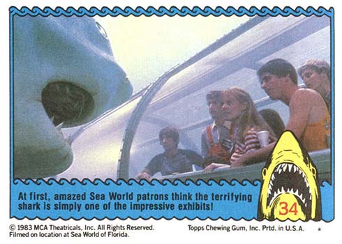 1983 Topps Jaws 3-D Checklist, Trading Cards Details, Box Info