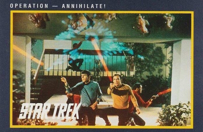 star trek 1991 25th anniversary cards