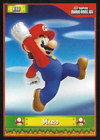 2010 Enterplay Super Mario Bros. Wii Checklist, Trading Cards Info