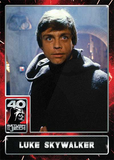 2023 Topps Star Wars Return Of The Jedi 40th Anniversary Movie Poster Card #20 - SP