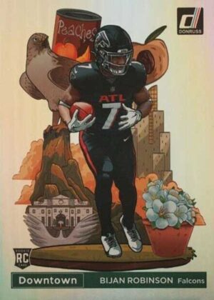 2023 Donruss Football Downtown Guide, Gallery, Checklist