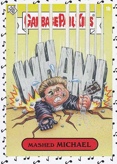 2023 Topps Garbage Pail Kids Rock and Roll Hall of Lame Music Notes 1b Mashed MICHAEL