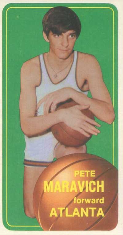 1970-71 Topps Baseball Pete Maravich Rookie Card