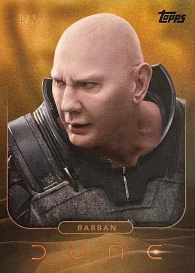 2024 Topps Dune Release Day Gold Foil Rabban