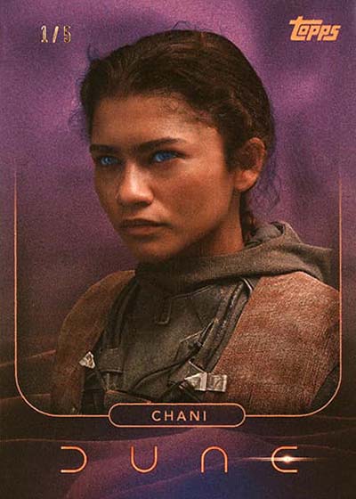 2024 Topps Dune Release Day Purple Foil Chani