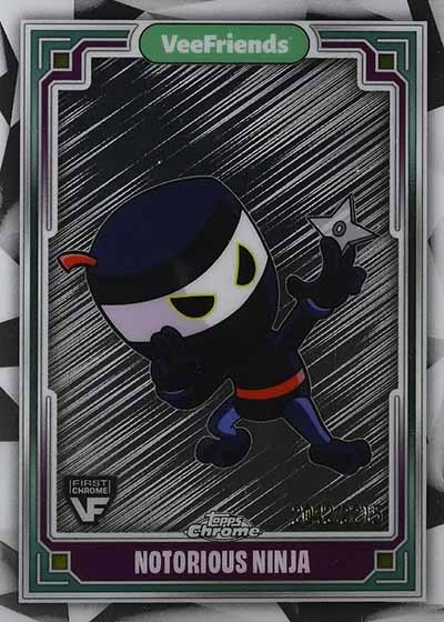 2025 Topps Chrome VeeFriends Notorious Ninja Promo Card
