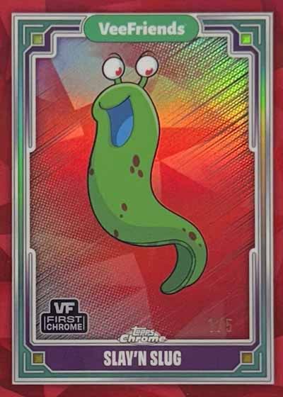 2025 Topps Chrome VeeFriends Red Refractors Slay'n Slug