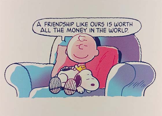 2025 Cryptozoic Peanuts: 75 Years Playpaks Base Card