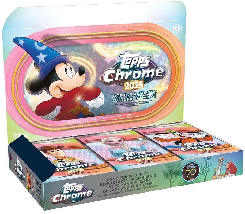2025 Topps Chrome Disney Hobby Box