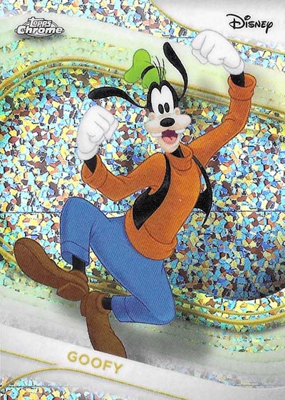 2025 Topps Chrome Disney Mini Diamonds Refractors Goofy