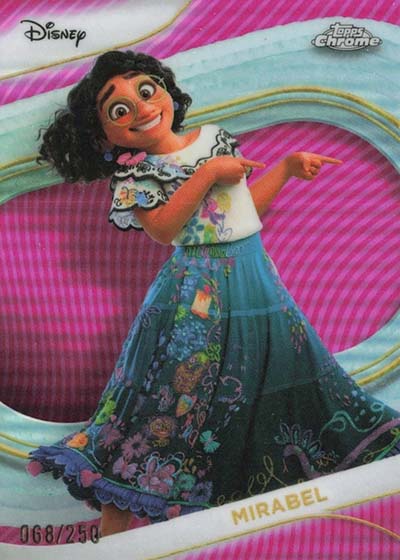 2025 Topps Chrome Disney Pink Refractors Mirabel