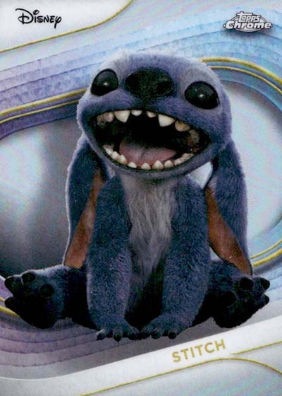 2025 Topps Chrome Disney Refractors Stitch
