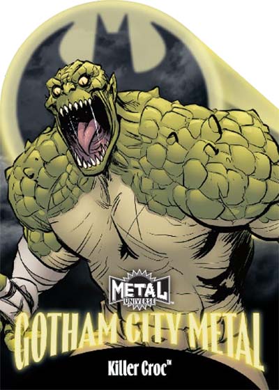 2025 SkyBox Metal Universe Batman Gotham City Metal Killer Croc