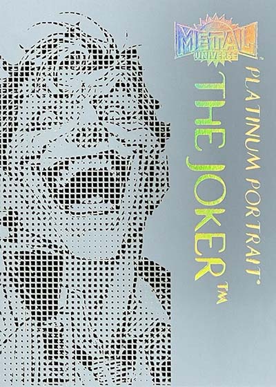 2025 SkyBox Metal Universe Batman Platinum Portrait The Joker