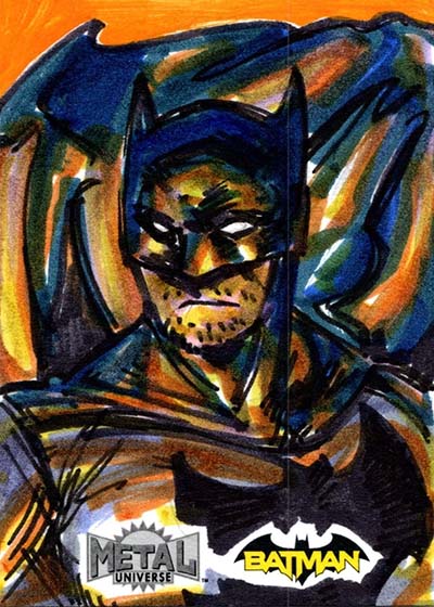 2025 SkyBox Metal Universe Batman Sketch Cards