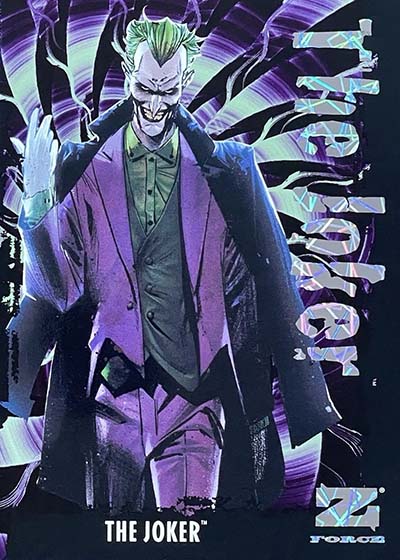 2025 SkyBox Metal Universe Batman Z-Force Triumphant Rave The Joker