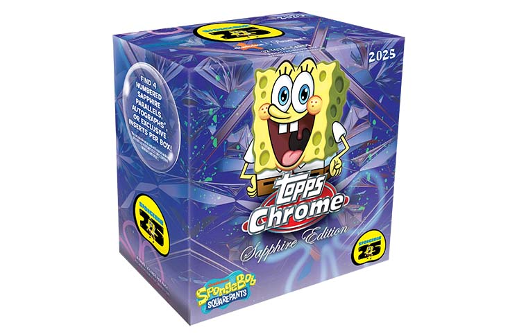 2025 Topps Chrome Sapphire SpongeBob SquarePants Checklist