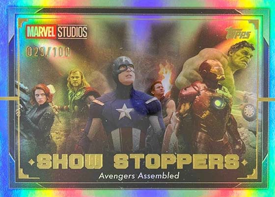 2025 Topps Marvel The Collector Show Stoppers Avengers Assembled